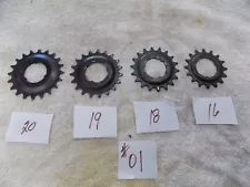 BICYCLE SHIMANO OR C/B SPROCKET 16 18 19 20 TOOTH YOU GET ALL 4 SPROCKETS #01