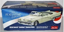 Sun Star 4812 Die Cast 1:18 Glacier White 1958 Buick Limited Open Convertible