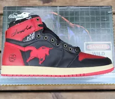 Air Stampede 1 AJ1 Jordan 1 Red Black Bred Chicago Bulls KIY[773704-001] Men 13