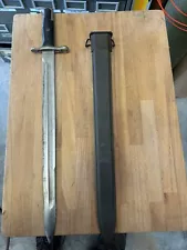 WWI US RIA Rock Island Armory (1905) 1907 Rifle Bayonet W/Scabbard