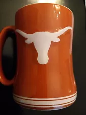 Texas Longhorns cup mug UT Bevo Austin New never used Micro safe