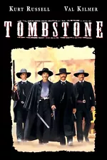 1993 Tombstone Movie Poster Print Wyatt Earp Doc Holliday Val Kilmer Russell ð¿