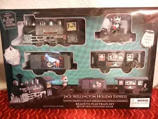 DISNEY NIGHTMARE BEFORE CHRISTMAS HALLOWEEN TRAIN SET - NBC 12 pc - SOUND LIGHTS