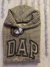 DAP x GAP Logo Hoodie Dapper Dan Size M Brown Tan - Limited Edition