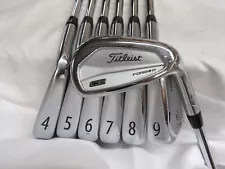 Used Titleist 718 CB Iron Set 4-PW Project X LZ 6.0 Stiff Flex Steel Shafts