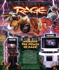 Primal Rage Arcade FLYER Original Video Game NOS Monster Artwork 1994