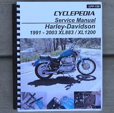 1991-2003 Harley Davidson Sportster XL 883 1200 SERVICE & REPAIR MANUAL (For: 2003 Harley-Davidson)