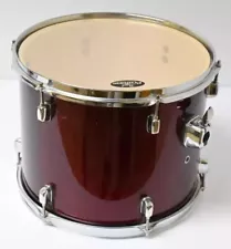 Pearl Forum Series 14"x12" Tom Drum Red/Burgundy Heat Compression System Shell