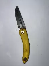 Svord New Zealand Yellow Zero Metal Peasant Knife