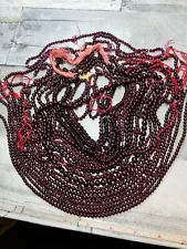 natural Garnet Semi Precious Lot of Beads Jewelry Making