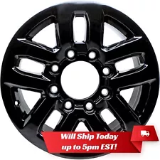 New 18" Replacement Black Wheel Rim for 2015-2019 Chevrolet Silverado 2500 3500