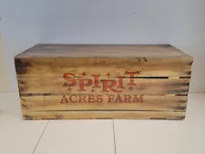 SPIRIT HALLOWEEN Store Exclusive Display Sign/Box Bloody Box ACRES FARM 2018