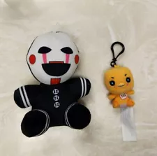 Five Nights at Freddy's fnaf puppet marionette plush And Funko CHICA Clip On