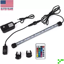 23'' LED Aquarium Light Submersible Lights Fish Tank Light Underwater Light A7Z6