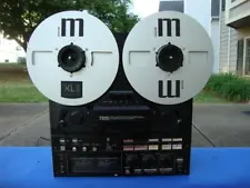 Awesome Teac X-2000R Reel to Reel Tape Deck + Hubs + Reel - Collector's Quality