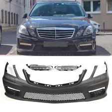 For Mercedes Benz E Class W212 AMG Style Front Bumper W/DRL W/O PDC E350 E550