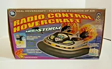 MEGATECH R/C HOVERCRAFT MEGASTORM AIRBOAT AMPHIBIOUS REMOTE CONTROL TOY VINTAGE