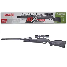 Gamo Swarm Whisper 10-shot Break Barrel Air Rifle w/ 4x32 Scope .22 / .177 Cal