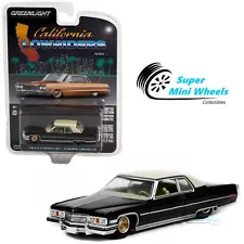 Greenlight 1:64 - California Lowriders - 1973 Cadillac Coupe Deville Black/Gold