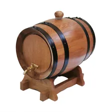 5L American Oak/Timber/Wooden/Wine Barrel Mooshine Free Upgrade to Brass Tap