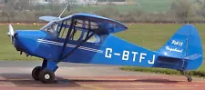 Piper PA-15 Vagabond Airplane Wood Model Free Ship New