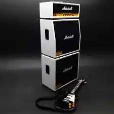 MARSHALL RHOADS LEAD MINIATURE GUITAR AMPLIFIER AMP MINI STACK WHITE EDITION  