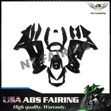 FD Fit for Kawasaki Ninja 650R 2006 2008 ER-6F Glossy Black Fairing Kit a004