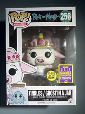 Funko Pop Vinyl Rick And Morty Tinkles Ghost In A Jar Glow Figure 256