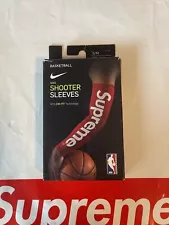 Brand New Nike X Supreme Shooter Sleeve “Red” Size S/M 100% Authentic 2 Sleeves