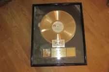 Living For You Al Green Framed Gold Album & Cassette Gold Sales DAVID GEST#1307