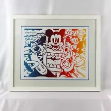 ANTI-NEGATIVE OMBRE Artist Proof by Greg Mike (FRAMED + MATTE) Great Condition!