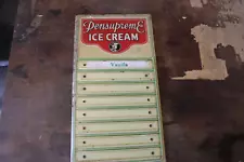 Vintage Pennsupreme Ice Cream Metal Advertising Store Sign