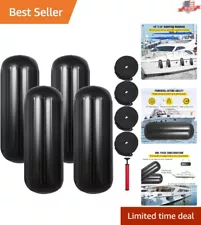 Effortless Boat Fenders Set of 4 - Quick Inflation - Ideal Boat Protection