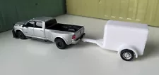 3D Printed U Haul Style Trailer For 1/64 Diecast Vehicles, Greenlight Hot Wheels