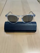 Warby Parker Topper Wide Crystal Clear Sunglasses