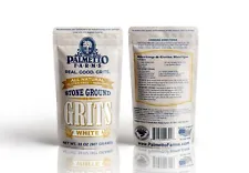 Palmetto Farms White Grits Non-GMO Gluten Free WE ARE THE MANUFACTURER! Polenta