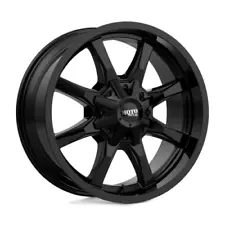 1 - 20 Inch Gloss Black Wheels Rims Moto Metal MO970 8x6.5 Lug 20x9" +0mm