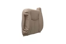 2003 to 2006 Chevy Silverado Avalanche Front Driver Top cover Neutral Tan Vinyl