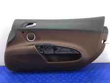 2011-2015 AUDI R8 CONVERTIBLE FRONT RIGHT INNER DOOR TRIM PANEL BLACK/BROWN (For: Audi R8)