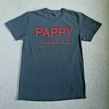 NWOT Pappy Van Winkle Distillery Unisex Gray Red Size Small KY Bourbon Whiskey