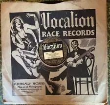 Vocalion 1432 w RACE SLEEVE Leroy Car CHRISTMAS IN JAIL 78rpm BLUES 1929