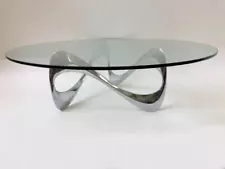 Knut Hesterberg for Ronald Schmitt / Aluminum “Snake” Coffee Table / 1960