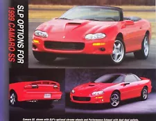 1999 Chevrolet Camaro SS SLP Engineering Two-Sided Sales Brochure Sheet - Mint!