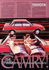 1983 Toyota Camry - First Year - Original Advertisement Print Art Car Ad J691