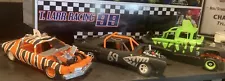 3 Demolition Derby Car models Pre Race Look Demolition Derby 1:24 Model Lot