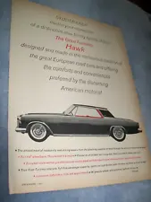 1962 Studebaker Gran Turismo HAWK mid-size-mag car ad