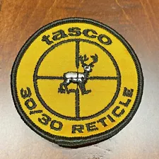 VINTAGE Tasco 30/30 Reticle Scopes Hunting Riflescopes Patch NEW/UNUSED