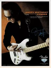 JIMMIE VAUGHAN - FENDER GUITARS - 2006 Print Advertisement