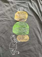 Vintage Phish 1996 Tour T Shirt Dates On Back