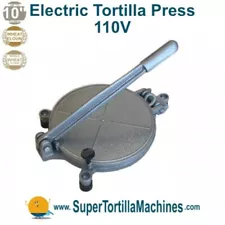 Electric tortilla press/machine/maker-mexican flour/corn tortillas- 10"MODELO T2